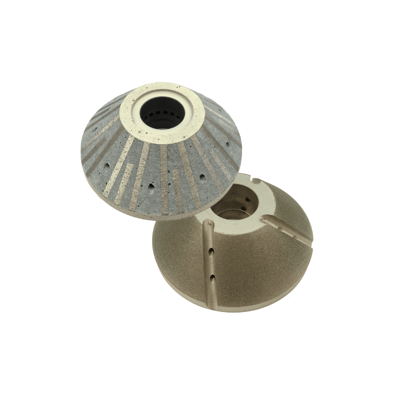 Meule Diamant 75mm Grain 50# - Disque Ponçage Bord Profil Marbre Granit Céramique Verre 10 à 35mm